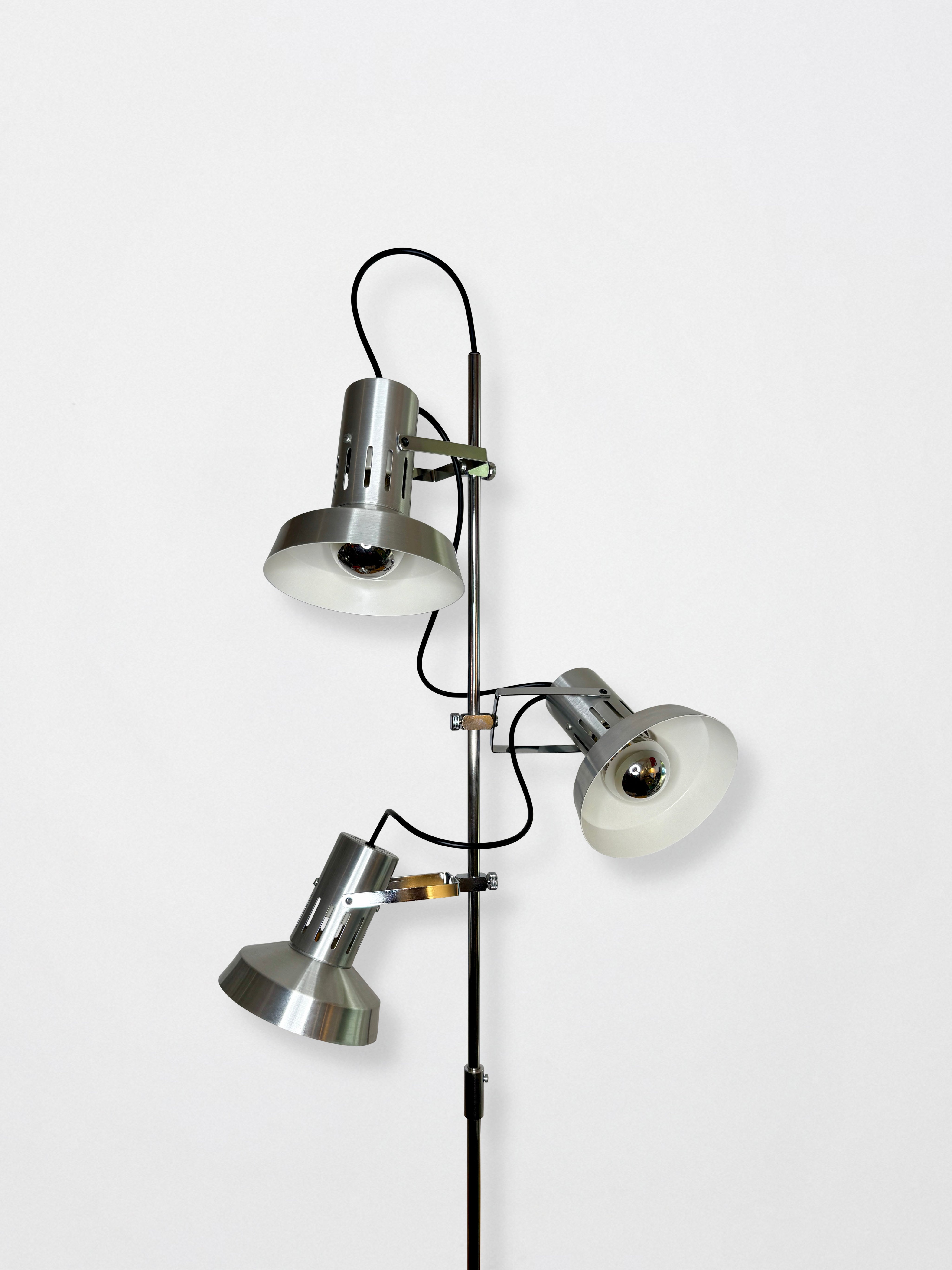 Lampadaire alu années 70