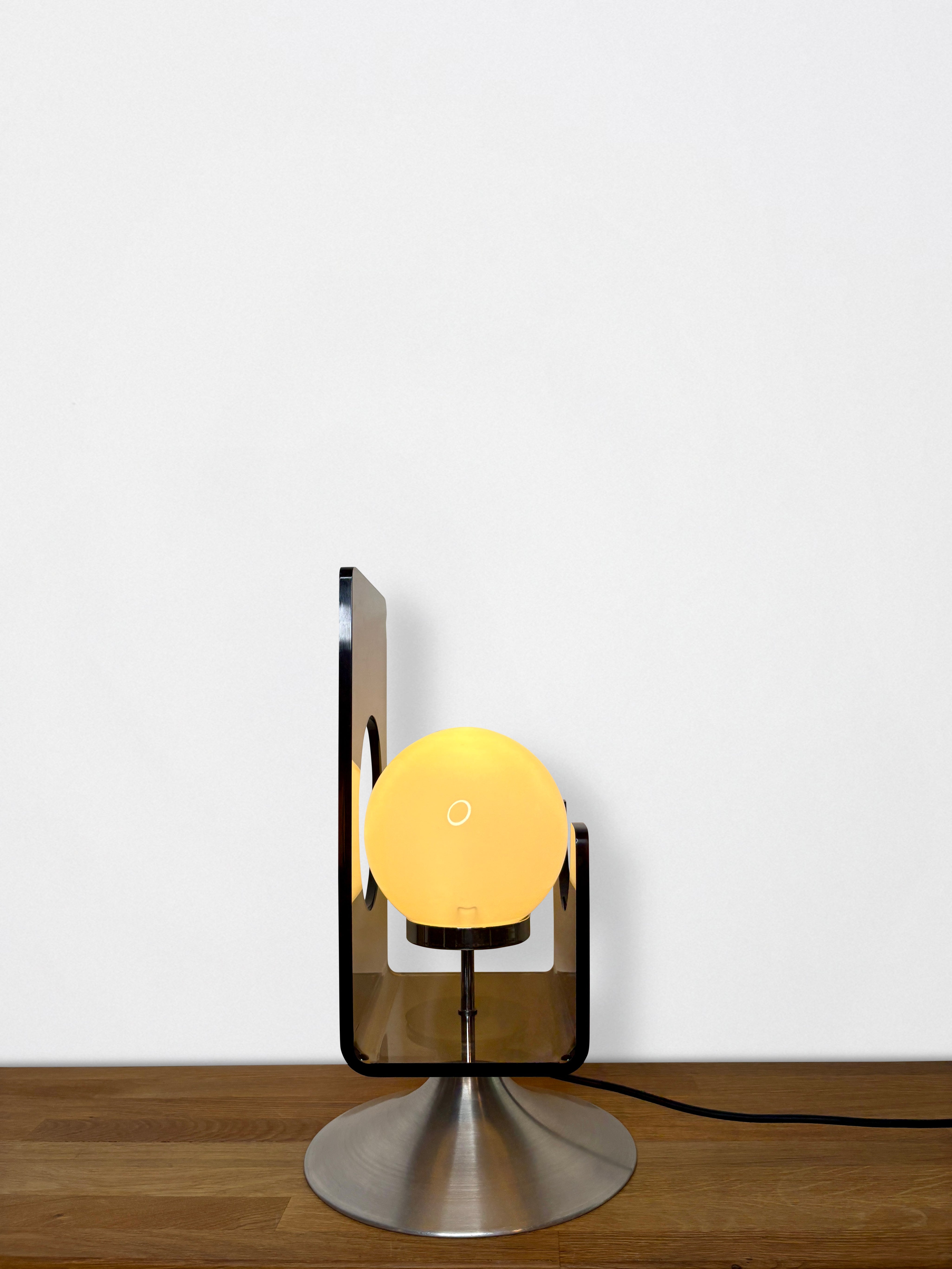 Lampe coquille années 70