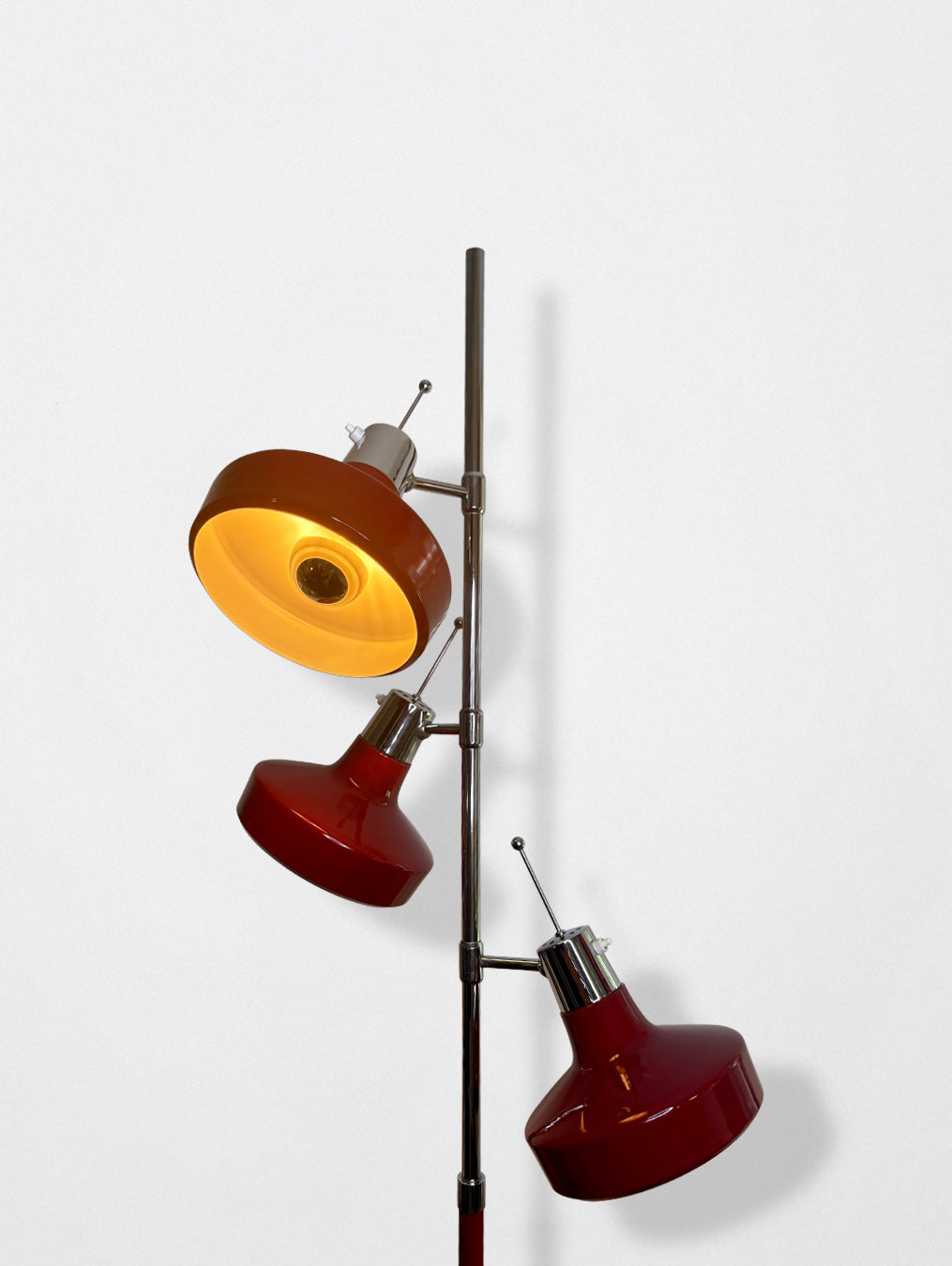 Lampadaire Monix rouge