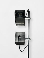 Lampadaire italien en chrome