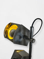 Lampadaire italien en chrome