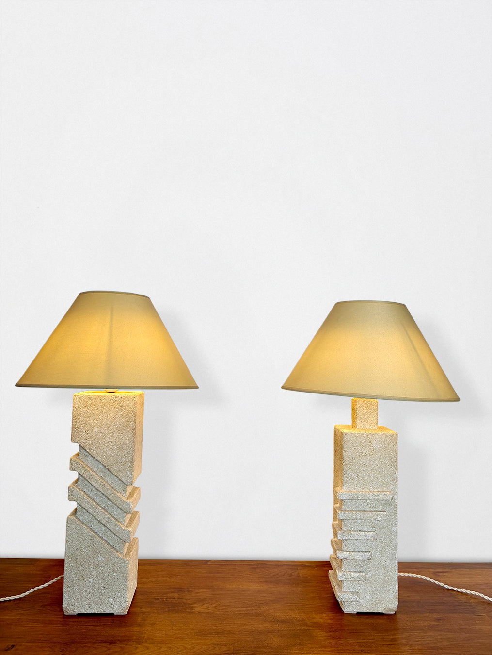 Lampes en pierre Albert Tormos